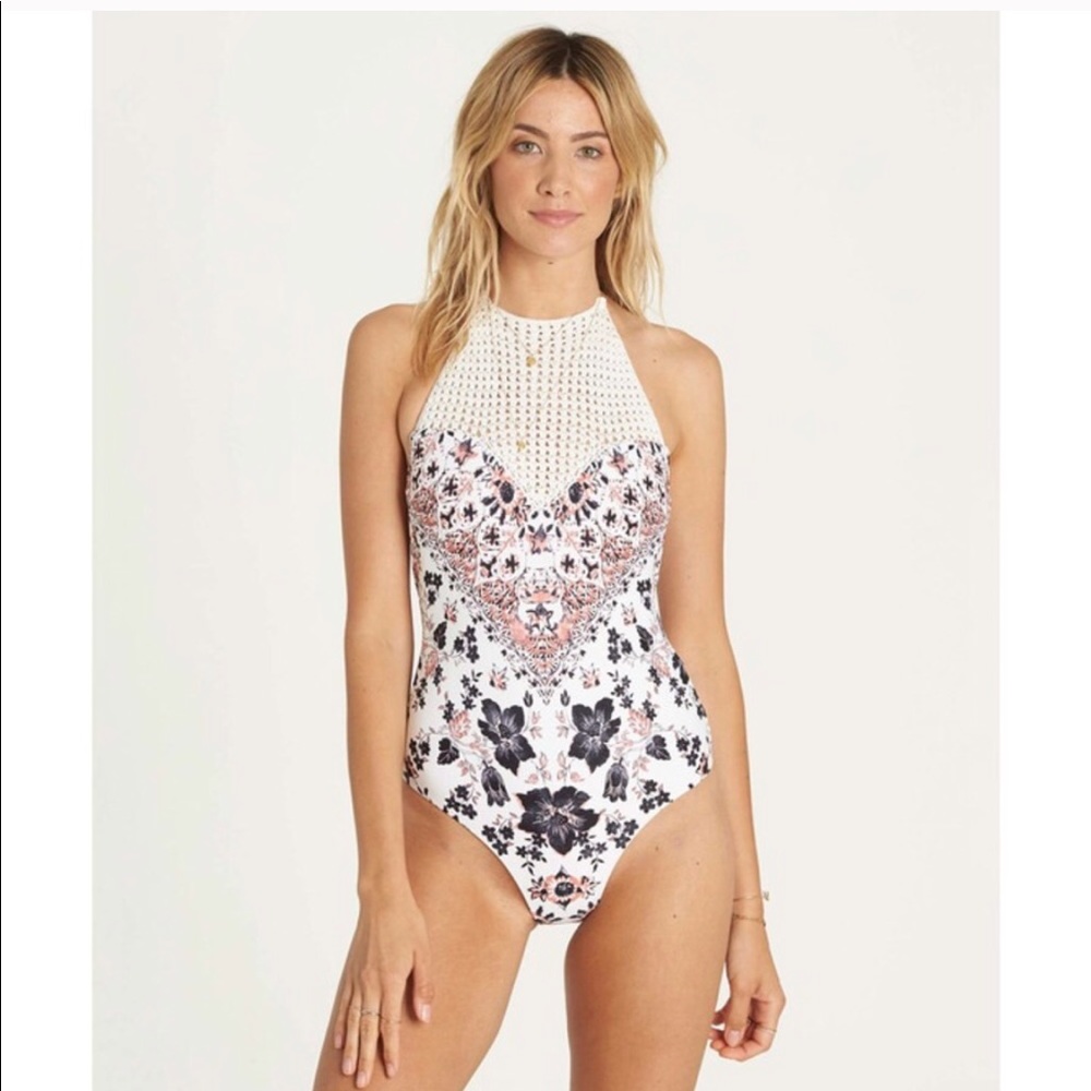 NWT Billabong Dream Song One piece floral - Picture 2 of 8